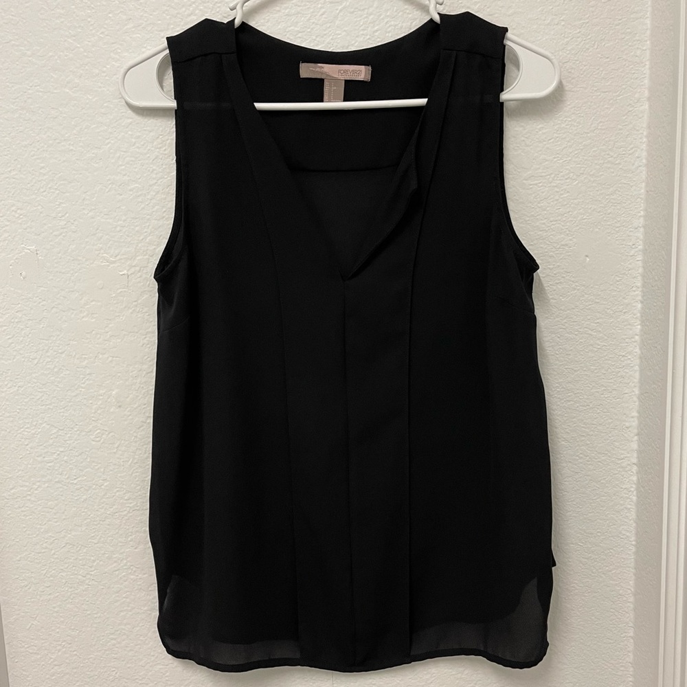 Forever 21 Small Black Dressy Tank